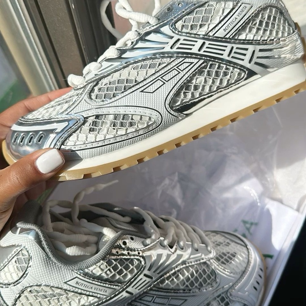 Coach Silver Women's Sneakers - Picture 1 of 2